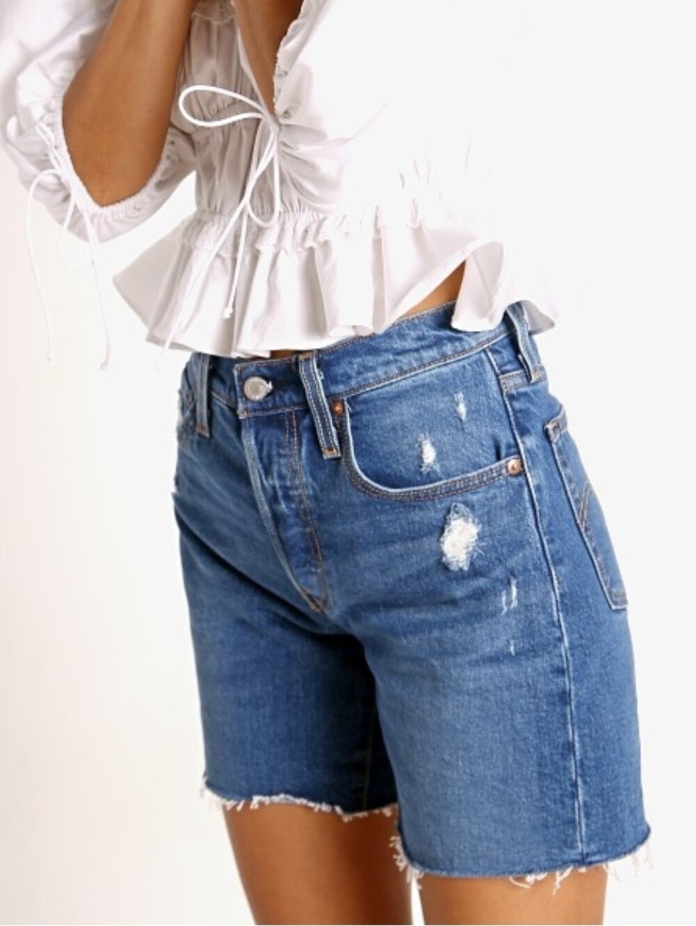 Levi's Premium 501 Cutoff Jean Shorts Size 24